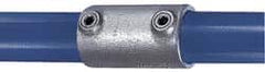 Kee - 3/4" Pipe, Malleable Iron Straight Coupling Pipe Rail Fitting - Galvanized Finish - Benchmark Tooling