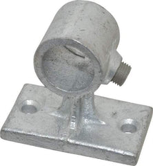 Kee - 3/4" Pipe, Malleable Iron Rail Support Pipe Rail Fitting - Galvanized Finish - Benchmark Tooling