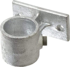 Kee - 1-1/2" Pipe, Malleable Iron Rail Support Pipe Rail Fitting - Galvanized Finish - Benchmark Tooling