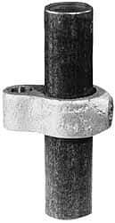 Kee - 1-1/4" Pipe, Malleable Iron Gate Hinge Fitting - Galvanized Finish - Benchmark Tooling