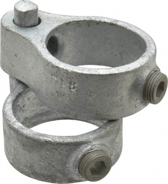 Kee - 1-1/2" Pipe, Malleable Iron Gate Hinge Fitting - Galvanized Finish - Benchmark Tooling