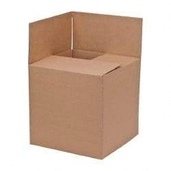 Made in USA - 24" Wide x 24" Long x 24" High Corrugated Shipping Box - Brown, 200 Lb Capacity - Benchmark Tooling