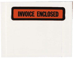 Nifty Products - 1,000 Piece, 5-1/2" Long x 4-1/2" Wide, Envelope - Invoice Enclosed, Clear - Benchmark Tooling