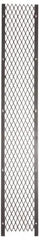 Folding Guard - 2' Wide x 10' High, Temporary Structure Woven Wire Panel - 10 Gauge Wire, 1-1/2 Inches x 16 Gauge Channel Frame, Includes Hardware, Top Capping and Floor Socket - Benchmark Tooling