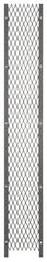 Folding Guard - 4' Wide x 7' High, Hinged Single Door for Temporary Structures - Woven Wire - Benchmark Tooling