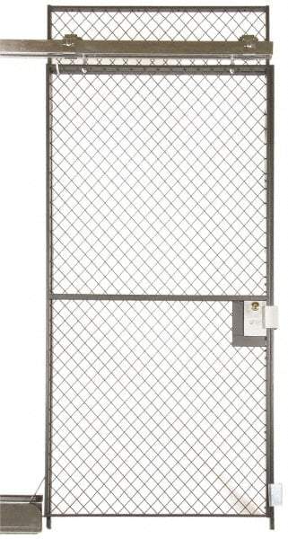 Folding Guard - 8' Tall, Temporary Structure Service Window - 5' Wide - Benchmark Tooling