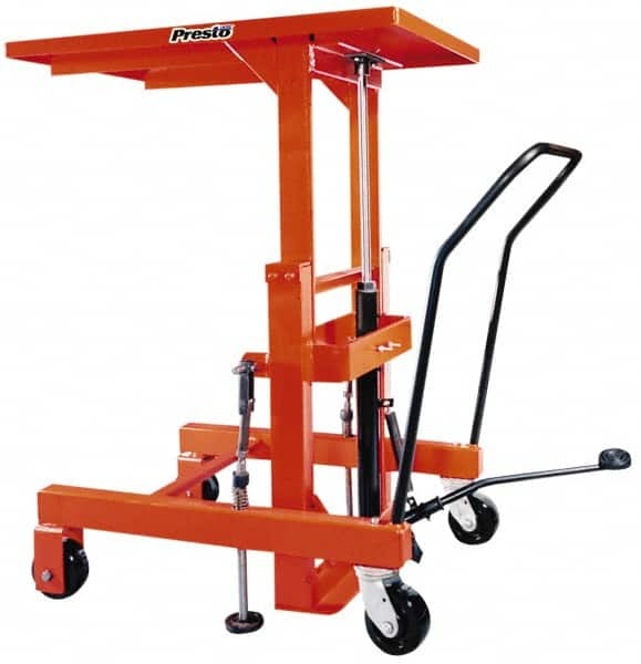 Presto Lifts - 2,000 Lb Capacity Hydraulic Lift Table - 36" Lift Height, 24" Platform Length x 36" Platform Width - Benchmark Tooling