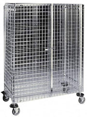 Metro - 900 Lb Capacity, 2 Shelf, Steel Security Unit - 64-3/4" Wide x 67-13/16" High - Benchmark Tooling