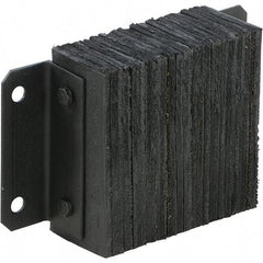 Vestil - 14 Inch Wide x 10 Inch High x 4 Inch Projection Laminated Dock Bumper - 14 Inch Wide x 10 Inch High x 4 Inch Projection Laminated Dock Bumper - Benchmark Tooling