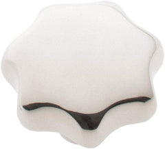 KIPP - 1-1/4" Head Diam, 7 Point Lobed Knob - 1/4" Hole, Stainless Steel - Benchmark Tooling