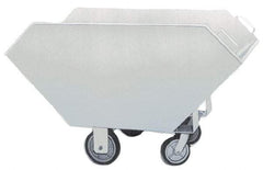 Valley Craft - 17.5 Cu Ft, Steel Chip Truck - 24" Wide x 68" Long x 40" High - Benchmark Tooling