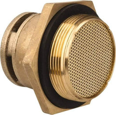 Justrite - Drum Vents Type: Vertical Drum Vent Material: Brass - Benchmark Tooling