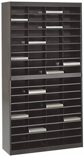 Safco - Deluxe Document Organizer - 72 Compartments, 9" Wide x 3" High x 12-1/4" Deep Compartment - Benchmark Tooling