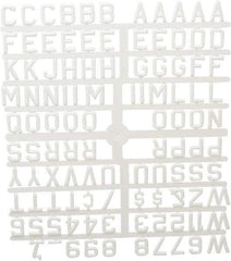 Ghent - Plastic Letter Kits Type: Reusable Letters Display Size: 3/4 (Inch) - Benchmark Tooling