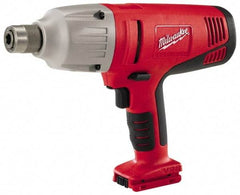 Milwaukee Tool - 7/16" Drive 28 Volt T-Handle Cordless Impact Wrench & Ratchet - 0 to 1,450 RPM, 0 to 2,450 BPM, 325 Ft/Lb Torque, Lithium-Ion Batteries Not Included - Benchmark Tooling