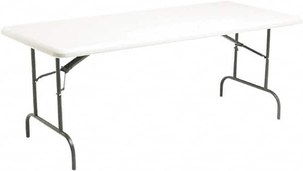 ICEBERG - 30" Long x 72" Wide x 29" High, Folding Table - Platinum - Benchmark Tooling