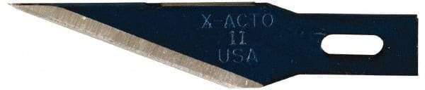 X-ACTO - 500 Piece Steel Hobby Blade - 1-19/32" OAL - Benchmark Tooling