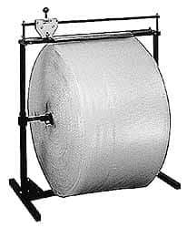 Value Collection - 40" Wide, Roll Storage Stands - Holds up to 48" Diameter Rolls, up to 300 Lb Max - Benchmark Tooling