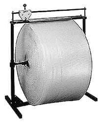 Value Collection - 50" Wide, Roll Storage Stands - Holds up to 48" Diameter Rolls, up to 300 Lb Max - Benchmark Tooling