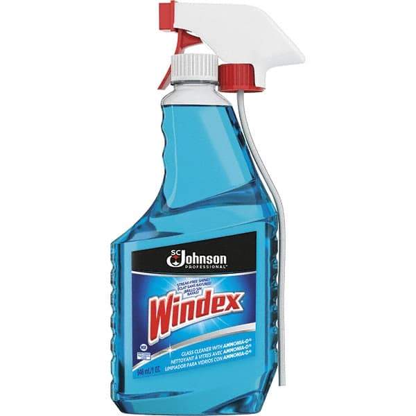 Windex - 32 oz Spray Bottle Ammonia Glass Cleaner - Use on Chrome, Hard Surfaces, Plexiglass, Stainless Steel - Benchmark Tooling