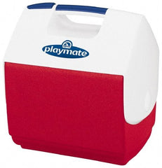 Igloo - 7 Qt Ice Chest - Plastic, Red/White - Benchmark Tooling