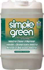 Simple Green - 5 Gal Bucket Cleaner/Degreaser - Liquid, Biodegradable, Concentrated, Unscented - Benchmark Tooling