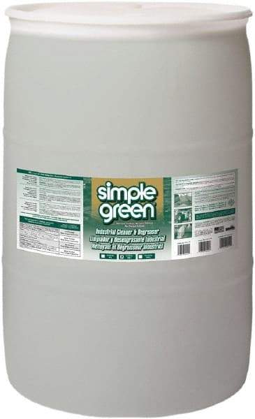 Simple Green - 55 Gal Drum Cleaner/Degreaser - Liquid, Biodegradable, Concentrated, Unscented - Benchmark Tooling