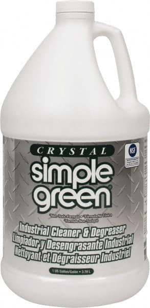 Simple Green - 1 Gal Bottle Cleaner/Degreaser - Liquid, Biodegradable, Concentrated, Unscented - Benchmark Tooling