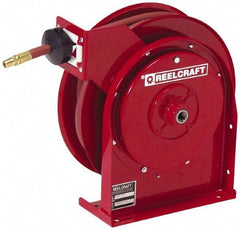 Reelcraft - 25' Spring Retractable Hose Reel - 300 psi, Hose Included - Benchmark Tooling