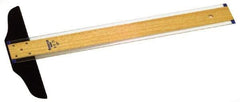 Staedtler - 36 Inch Long, Acrylic Edges T-Squares - Benchmark Tooling