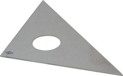 Alvin - 8 Inch Long, Styrene Plastic Triangles - Benchmark Tooling