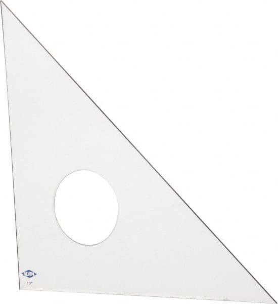 Alvin - 10 Inch Long, Styrene Plastic Triangles - Benchmark Tooling