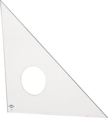 Alvin - 10 Inch Long, Styrene Plastic Triangles - Benchmark Tooling