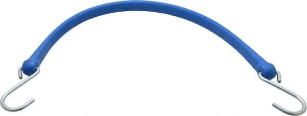 The Perfect Bungee - Heavy Duty Tie Down with S Hook - 24" OAL, Blue - Benchmark Tooling