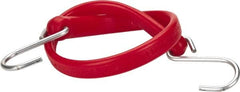 The Perfect Bungee - Heavy Duty Tie Down with S Hook - 24" OAL, Red - Benchmark Tooling