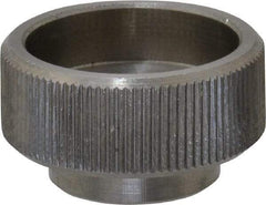 KIPP - 30mm Head, Knurled (Open Face) Knob - Tapped, Stainless Steel - Benchmark Tooling