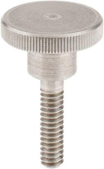 KIPP - 20mm Head, Knurled Knob - Threaded Stem, Stainless Steel - Benchmark Tooling