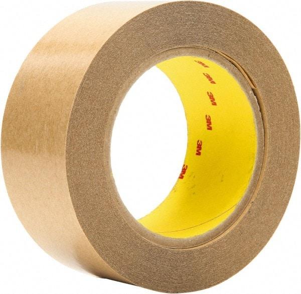 3M - 2" x 36 Yd Acrylic Adhesive Double Sided Tape - 4 mil Thick, Clear, Polyester Film Liner - Benchmark Tooling