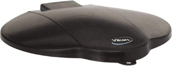 Vikan - 3 Gal Polypropylene Pail Lid - Black, For Use with 5694 - Benchmark Tooling