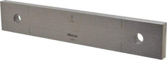 Mitutoyo - 8" Rectangular Steel Gage Block - Accuracy Grade AS-1, Includes Certificate of Inspection - Benchmark Tooling