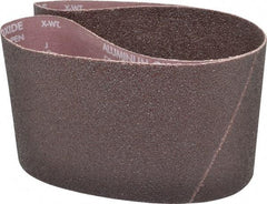 Norton - 6" Wide x 48" OAL, 36 Grit, Aluminum Oxide Abrasive Belt - Aluminum Oxide, Very Coarse, Coated, X Weighted Cloth Backing, Series R255 - Benchmark Tooling