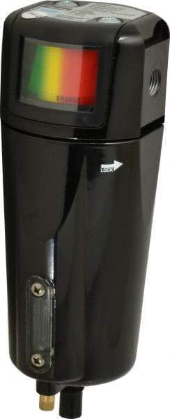 Parker - 63 CFM Oil, Dust, Water, Particulate Filter - 1/4" NPT, 250 psi, Auto Drain - Benchmark Tooling