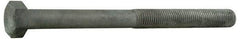 Value Collection - 7/8-9 Thread, 10" Length Under Head, Steel Hex Head Bolt - Hot Dipped Galvanized Coated, UNC Thread, ASTM A307, Grade 2 - Benchmark Tooling