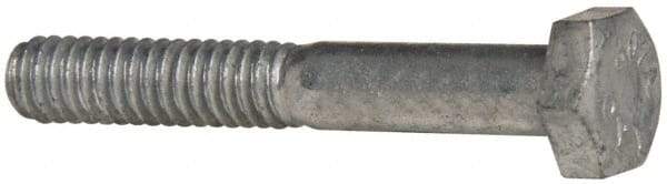 Value Collection - 1/4-20 Thread, 1-3/4" Length Under Head, Steel Hex Head Bolt - Hot Dipped Galvanized Coated, UNC Thread, ASTM A307, Grade 2 - Benchmark Tooling