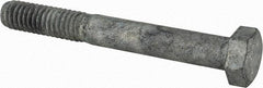 Value Collection - 5/16-18 Thread, 2-1/2" Length Under Head, Steel Hex Head Bolt - Hot Dipped Galvanized Coated, UNC Thread, ASTM A307, Grade 2 - Benchmark Tooling