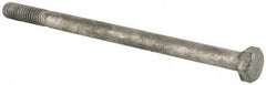 Value Collection - 5/16-18 Thread, 5" Length Under Head, Steel Hex Head Bolt - Hot Dipped Galvanized Coated, UNC Thread, ASTM A307, Grade 2 - Benchmark Tooling