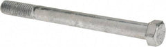 Value Collection - 7/16-14 Thread, 5" Length Under Head, Steel Hex Head Bolt - Hot Dipped Galvanized Coated, UNC Thread, ASTM A307, Grade 2 - Benchmark Tooling