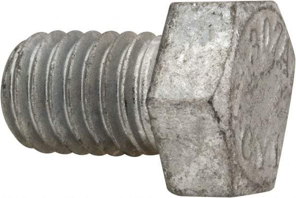 Value Collection - 1/2-13 Thread, 3/4" Length Under Head, Steel Hex Head Bolt - Hot Dipped Galvanized Coated, UNC Thread, ASTM A307, Grade 2 - Benchmark Tooling