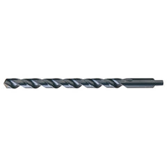5/16 RHS / RHC HSS 118 Degree Notched Point Heavy Duty Long Flute Taper Length Drill - Steam Oxide - Exact Industrial Supply