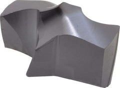 Kennametal - Series KSEM, 19.27mm Diam Grade KC7320 140° Replaceable Drill Tip - Carbide, AlTiN Finish, 2 Seat Size - Benchmark Tooling